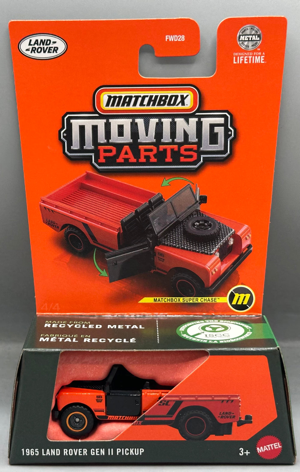Matchbox Moving Parts Super Chase 1965 Land Rover GEN II Pickup