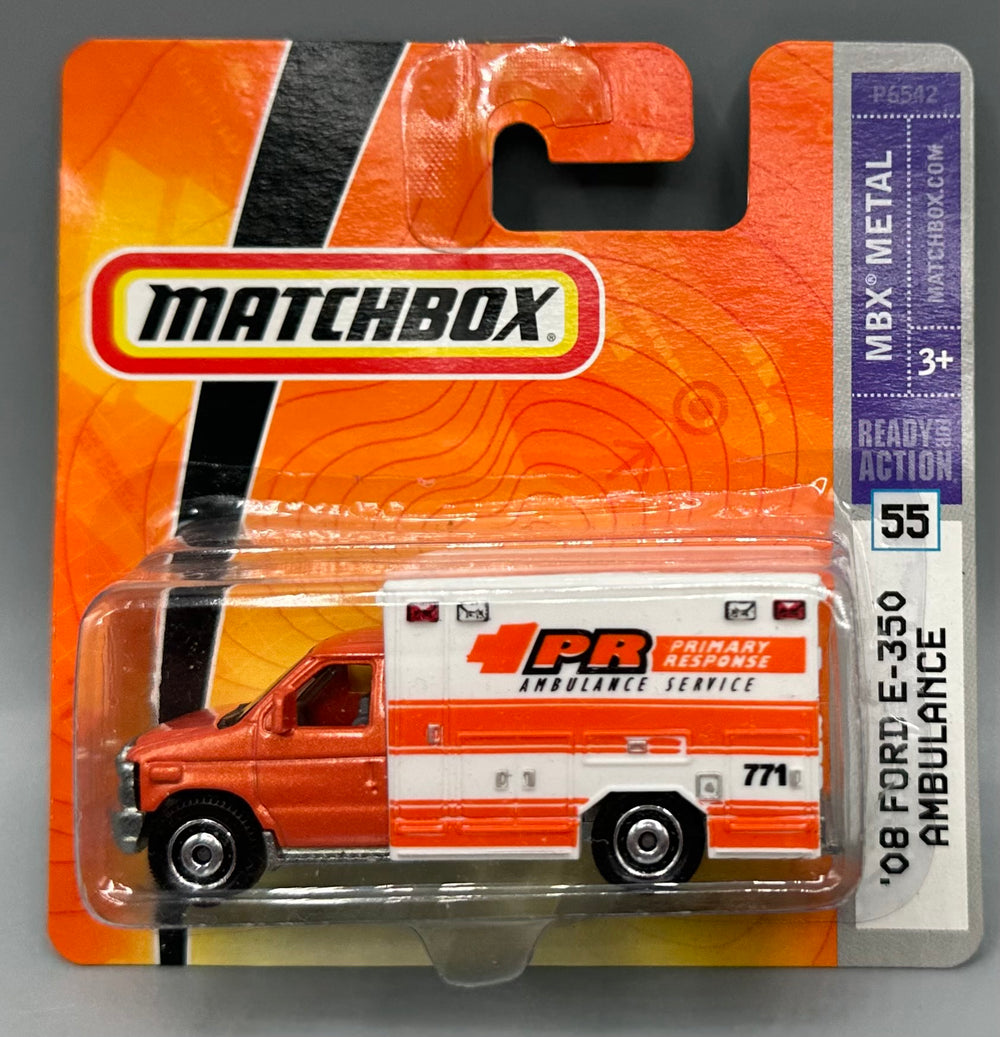 Matchbox '08 Ford E-350 Ambulance