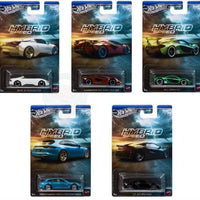 Hot Wheels Silver Series Hybrid Speed 5 Car Set