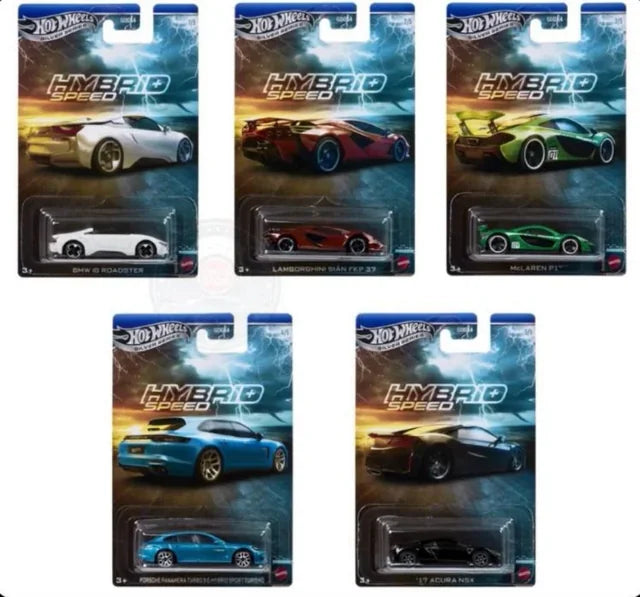 Hot Wheels Silver Series Hybrid Speed 5 Car Set