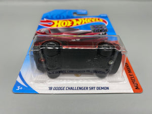 Hot Wheels Super Treasure Hunt '18 Dodge Challenger SRT Demon Factory Sealed