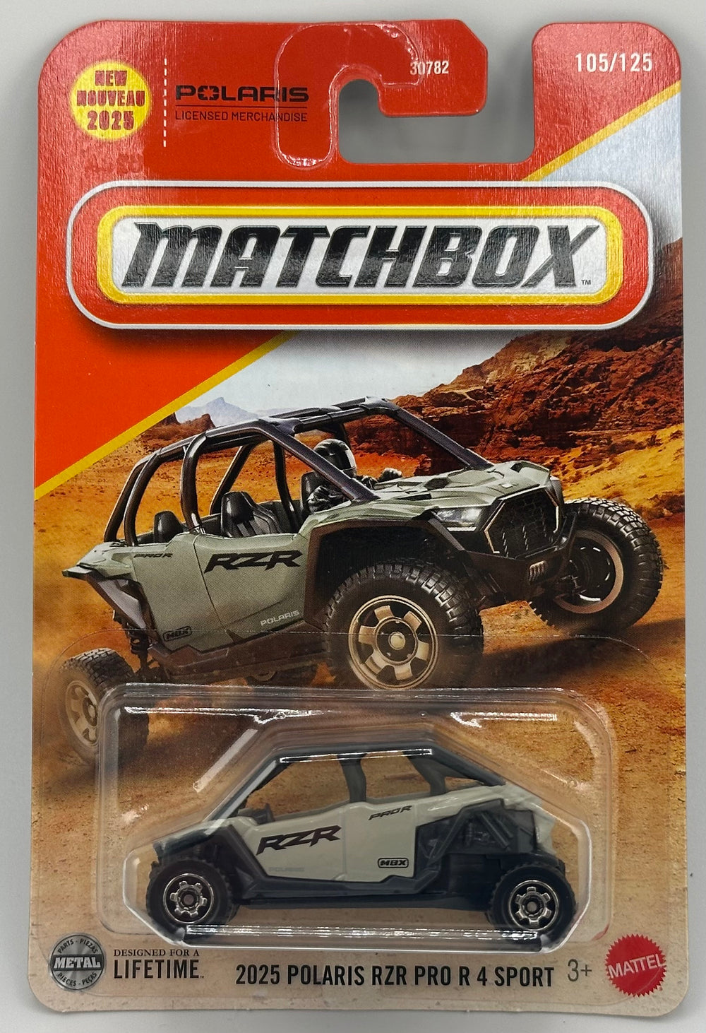 Matchbox 2025 Polaris RZR Pro R 4 Sport