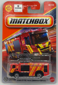 Matchbox Scania XT Fire Truck