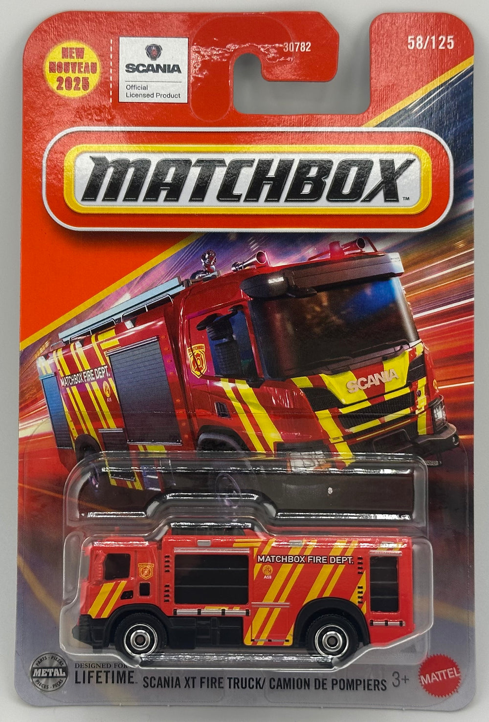 Matchbox Scania XT Fire Truck