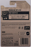 Hot Wheels Porsche 911 GT3 Japanese Card Variation
