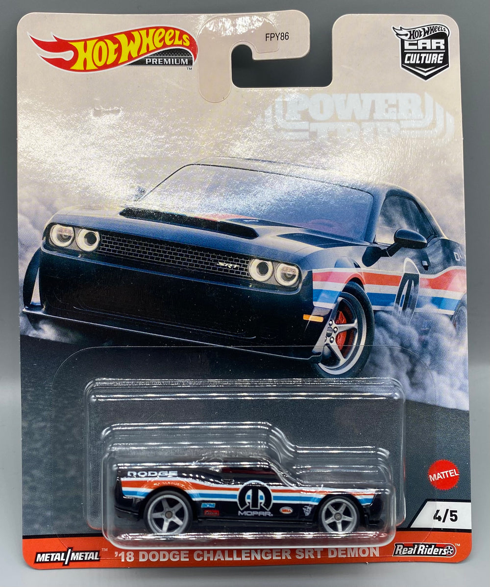 Hot Wheels Power Trip '18 Dodge Challenger SRT Demon