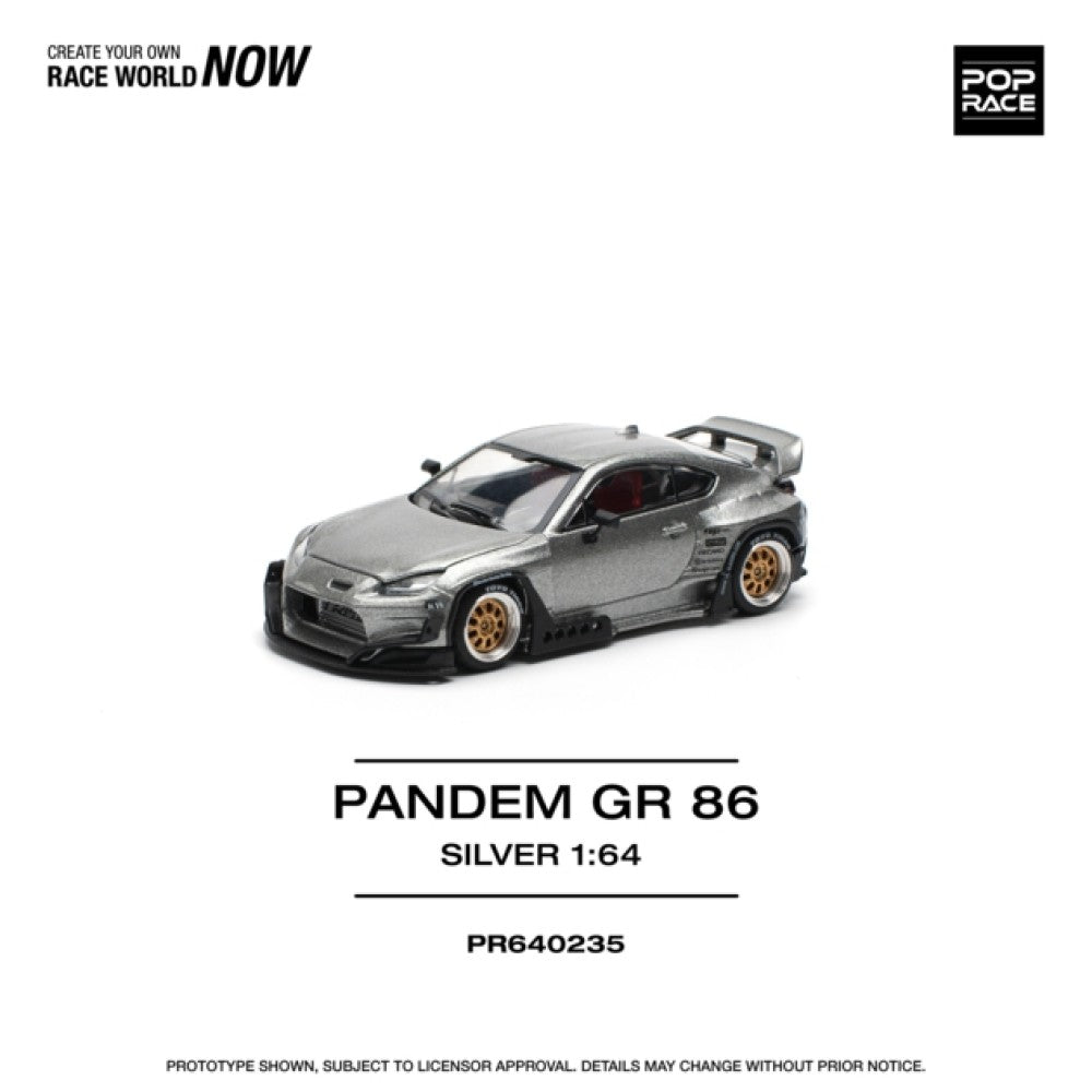 Pop Race Pandem GR86 Silver