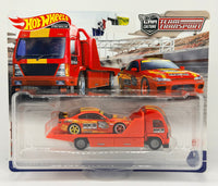 Hot Wheels Team Transport Nissan Silvia (S15) & Aero Lift
