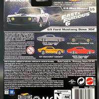 Hot Wheels Fast & Furious 1/4 Mile Muscle '69 Ford Mustang Boss 302