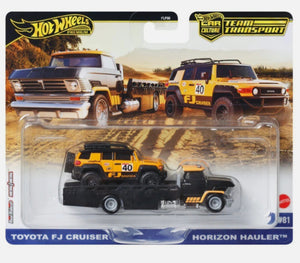 Hot Wheels Team Transport Toyota FJ Cruiser & Horizon Hauler