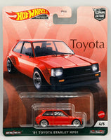 Hot Wheels Toyota Set '81 Toyota Starlet KP61
