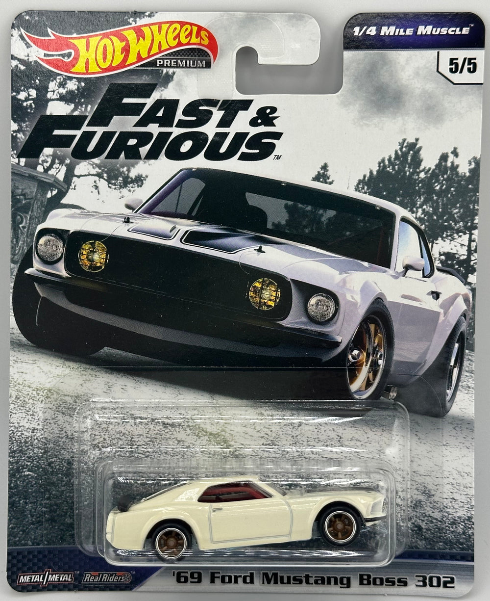 Hot Wheels Fast & Furious 1/4 Mile Muscle '69 Ford Mustang Boss