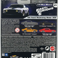 Hot Wheels Fast & Furious 1/4 Mile Muscle '69 Ford Mustang Boss