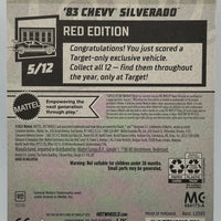 Hot Wheels Target Red Edition '83 Chevy Silverado