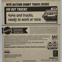 Hot Wheels Super Treasure Hunt  1975 Datsun Sunny Truck (B120)