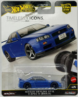 Hot Wheels Timeless Icons Nissan Skyline GT-R V-Spec II (BNR34)
