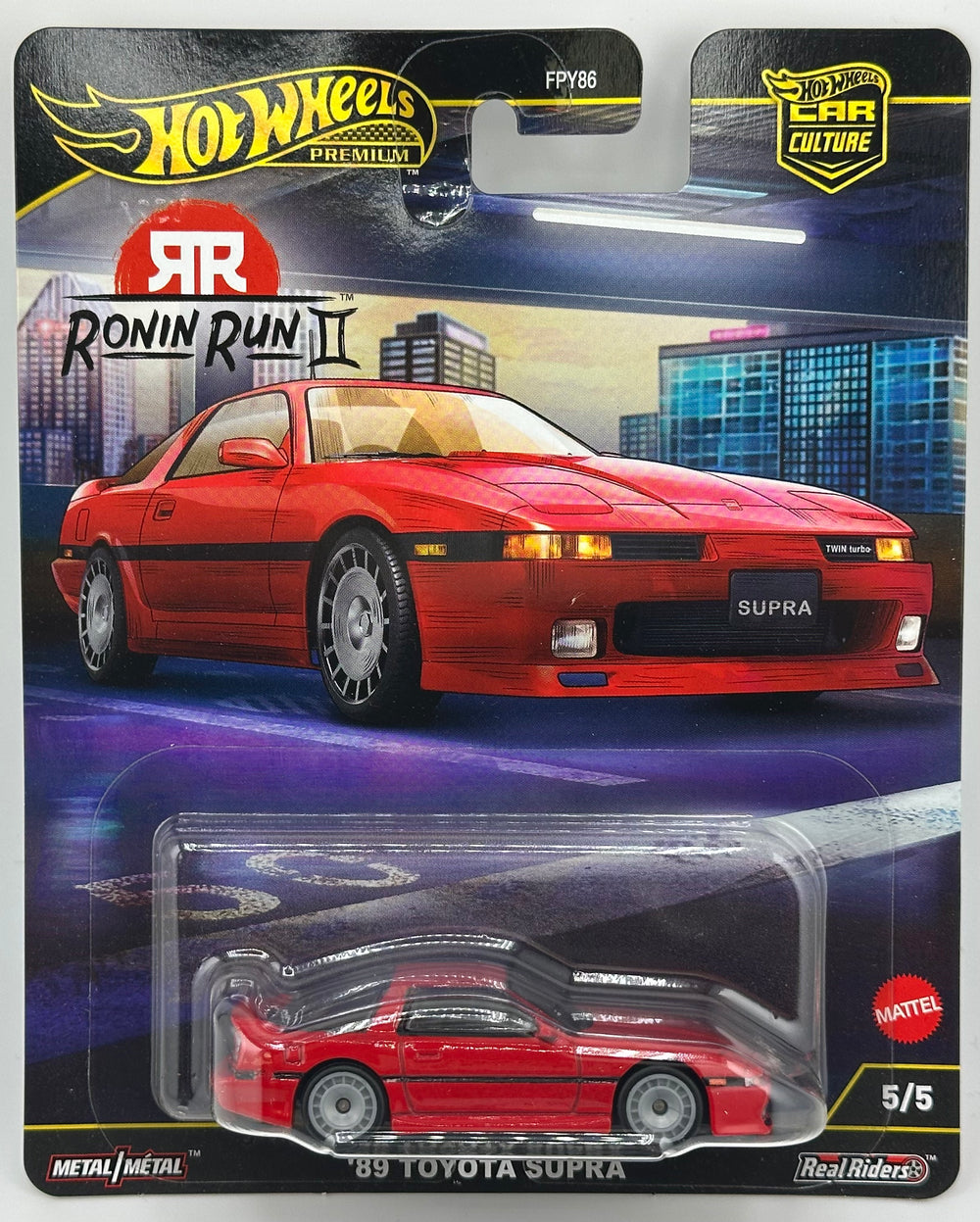 Hot Wheels Ronin Run II '89 Toyota Supra
