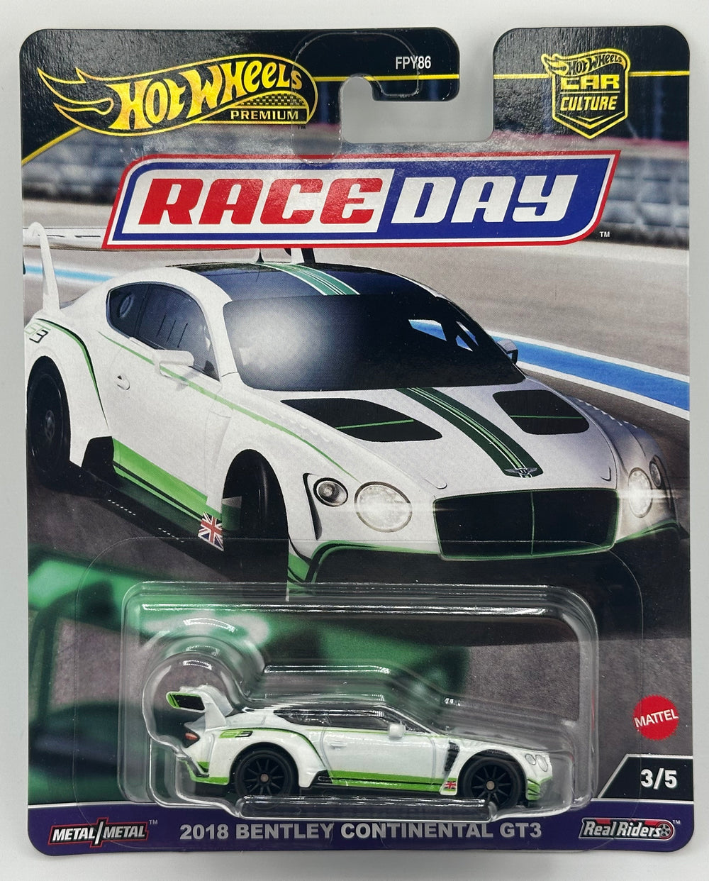 Hot Wheels Race Day 2018 Bentley Continental GT3