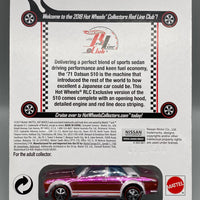 Hot Wheels Red Line Club '71 Datsun 510 Pink Party Car