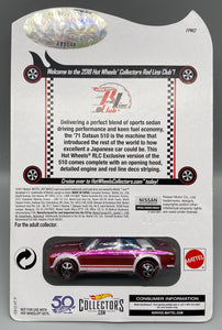 Hot Wheels Red Line Club '71 Datsun 510 Pink Party Car