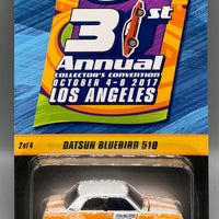 Hot Wheels 31st Annual Collector's Convention Los Angeles Datsun Bluebird 510