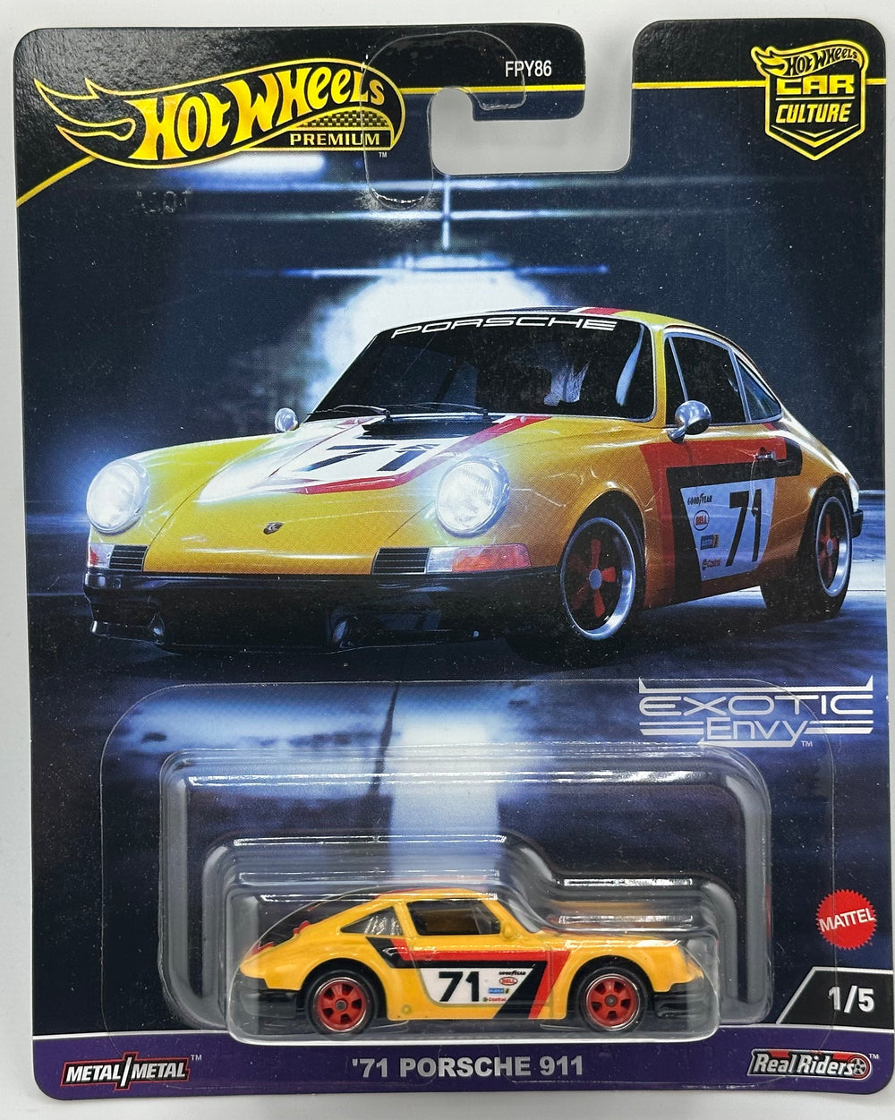 Hot Wheels Exotic Envy '71 Porsche 911