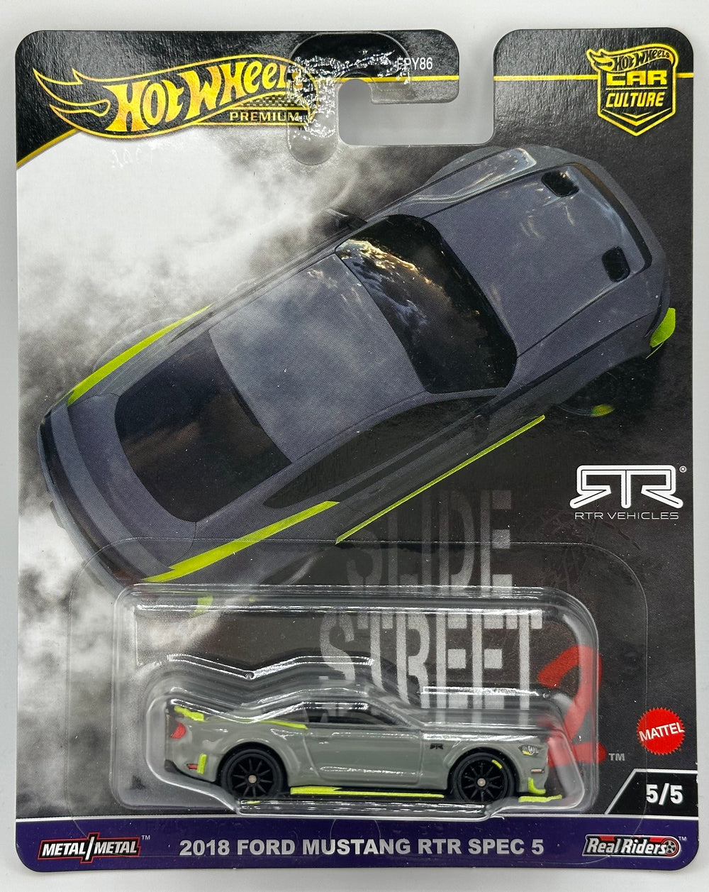 Hot Wheels Slide Street 2 2018 Ford Mustang RTR Spec 5