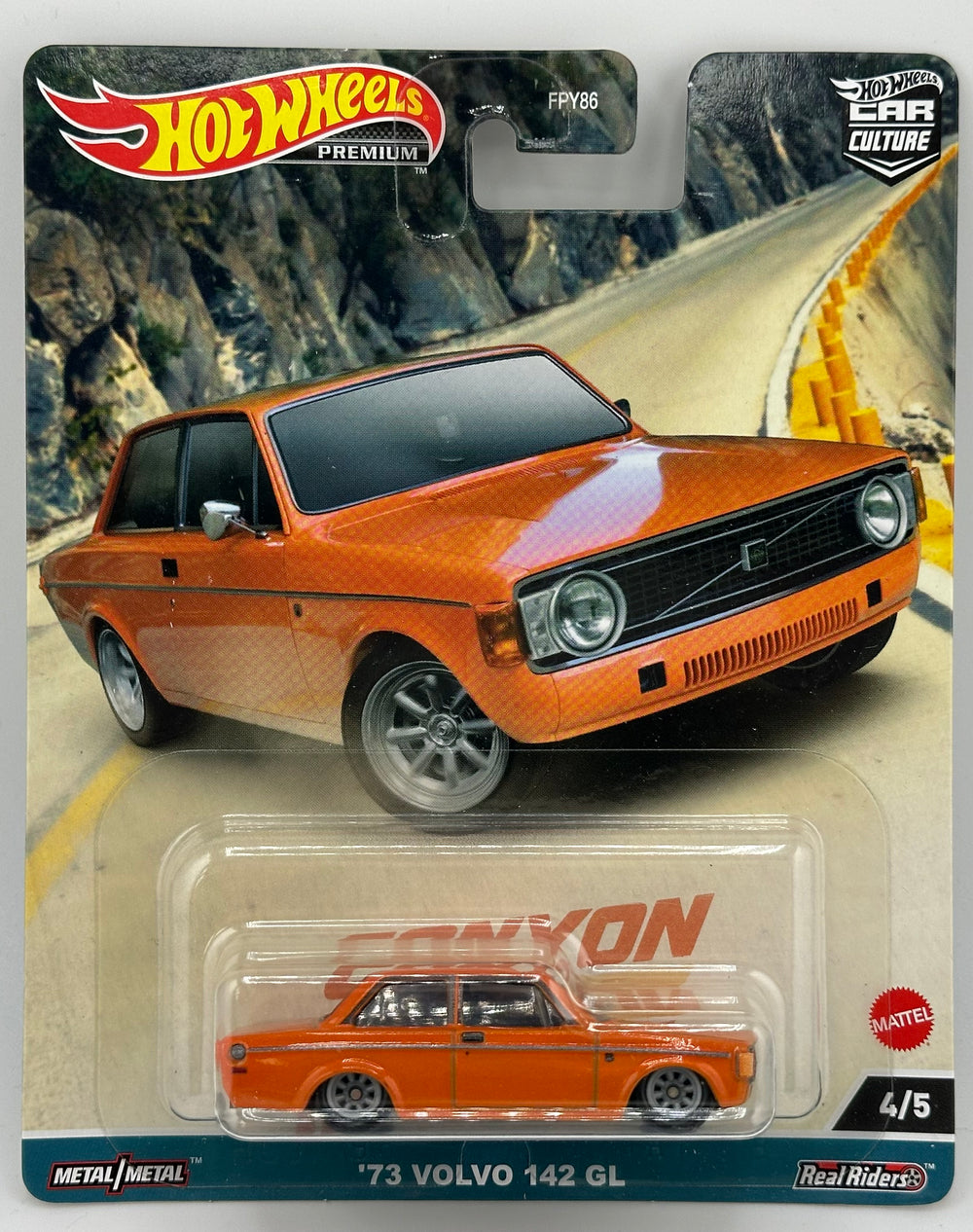 Hot Wheels Canyon Warriors Volvo 142 GL