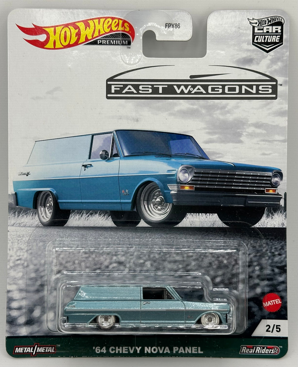 Hot Wheels Fast Wagons '64 Chevy Nova Panel