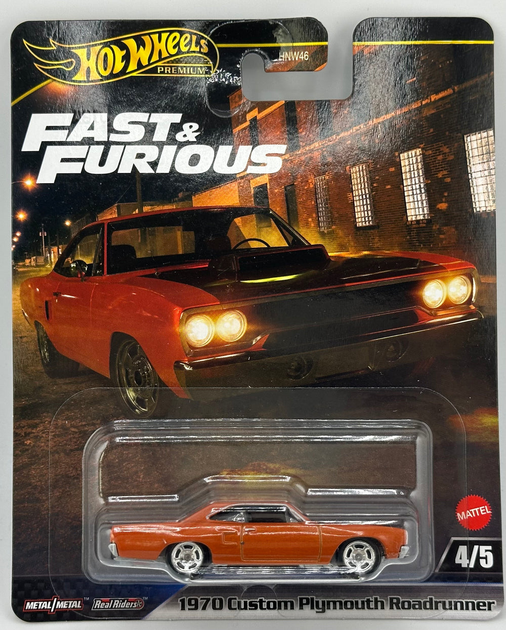 Hot Wheels Fast & Furious 1970 Custom Plymouth Roadrunner
