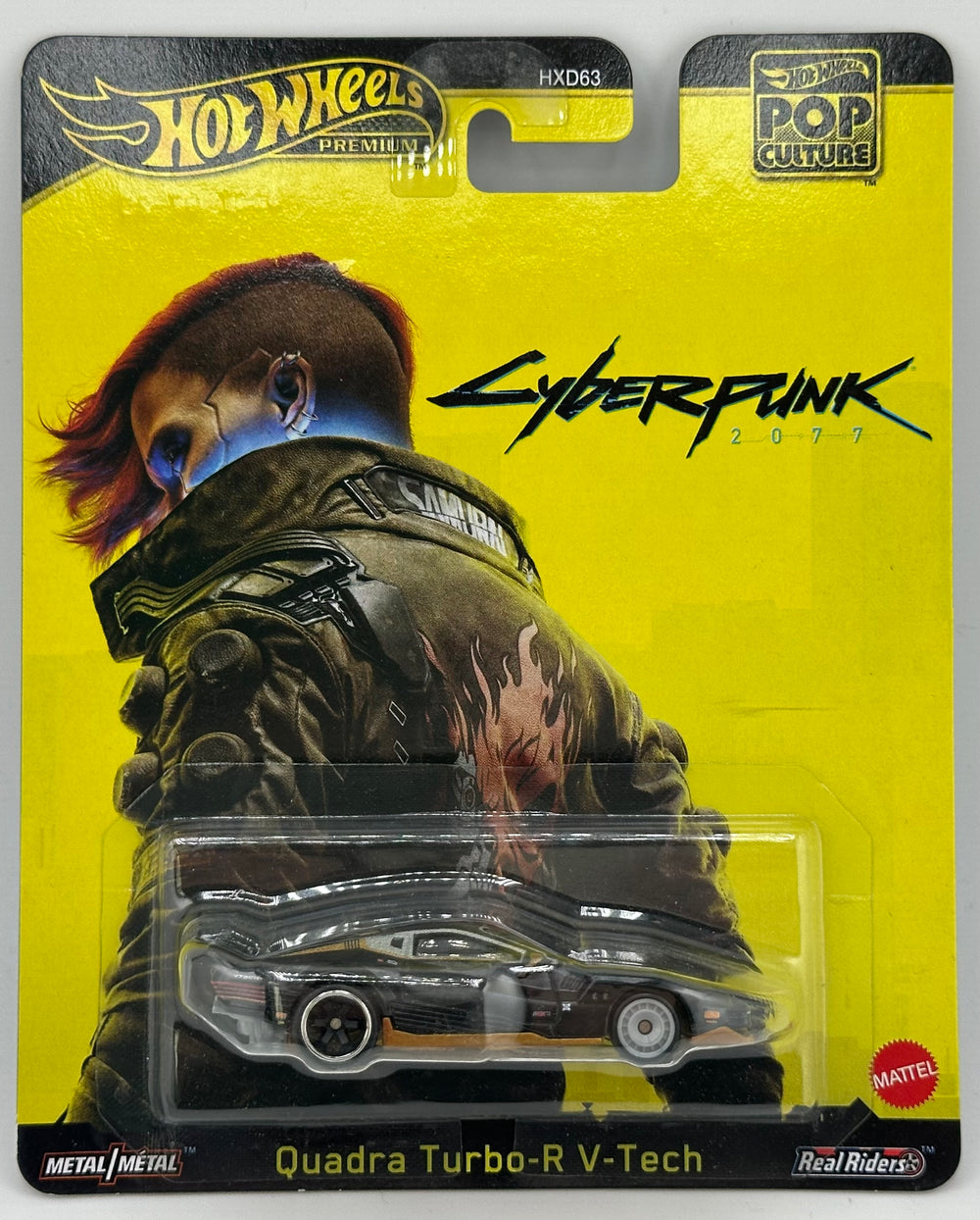 Hot Wheels Cyberpunk Quadra Turbo-R V-Tech