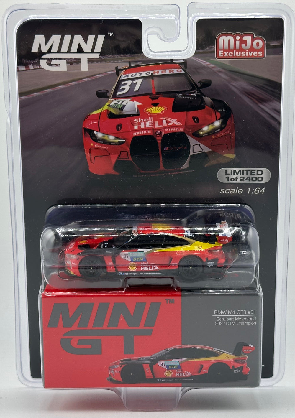 Mini GT 553 BMW M4 GT3 No.31 Schubert Motorsport 2022 DTM Champion