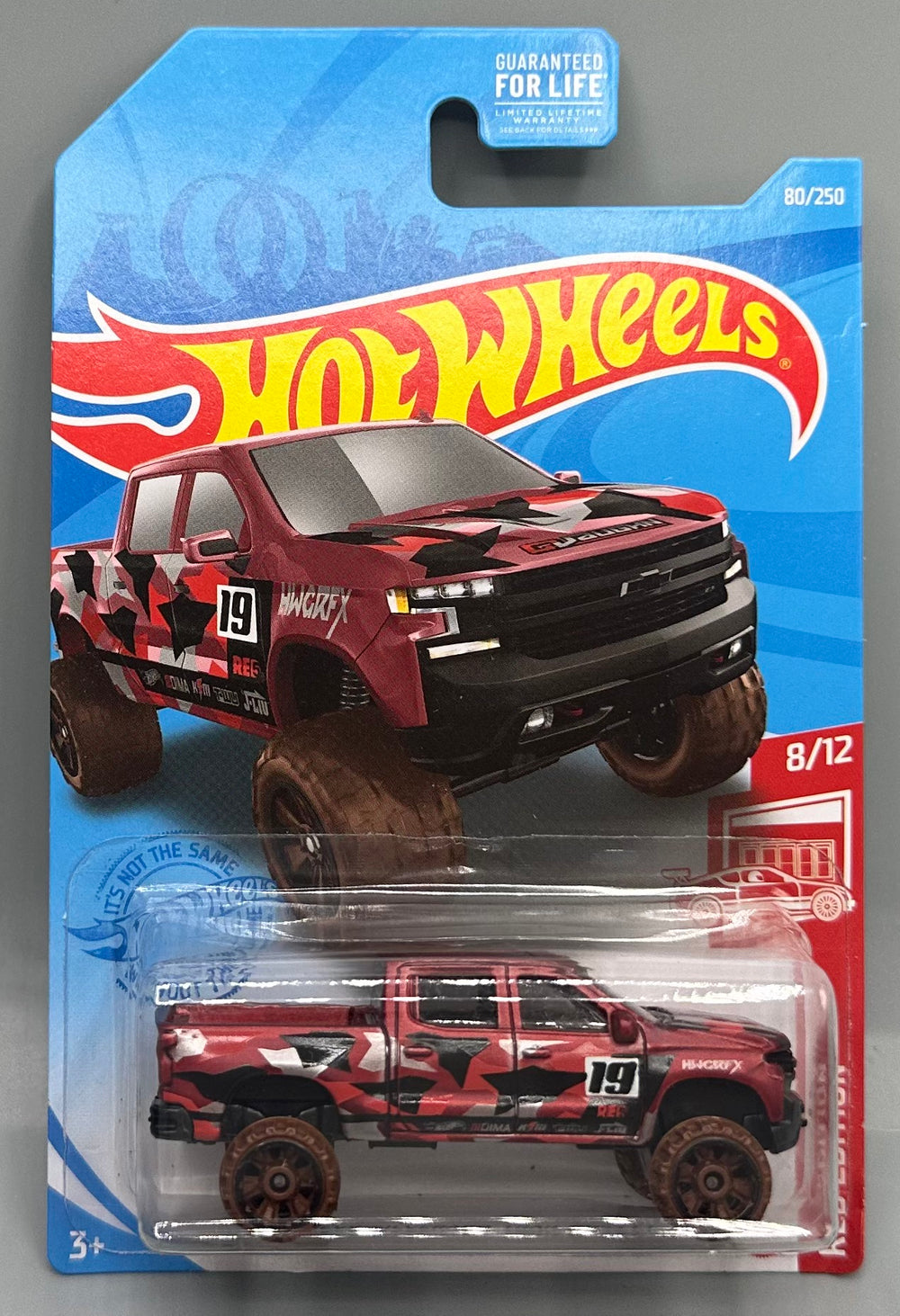 Hot Wheels Target Red Edition '19 Chevy Silverado Trail Boss LT