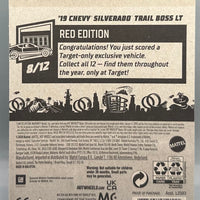 Hot Wheels Target Red Edition '19 Chevy Silverado Trail Boss LT