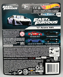 Hot Wheels Fast & Furious Full Force '17 Acura NSX