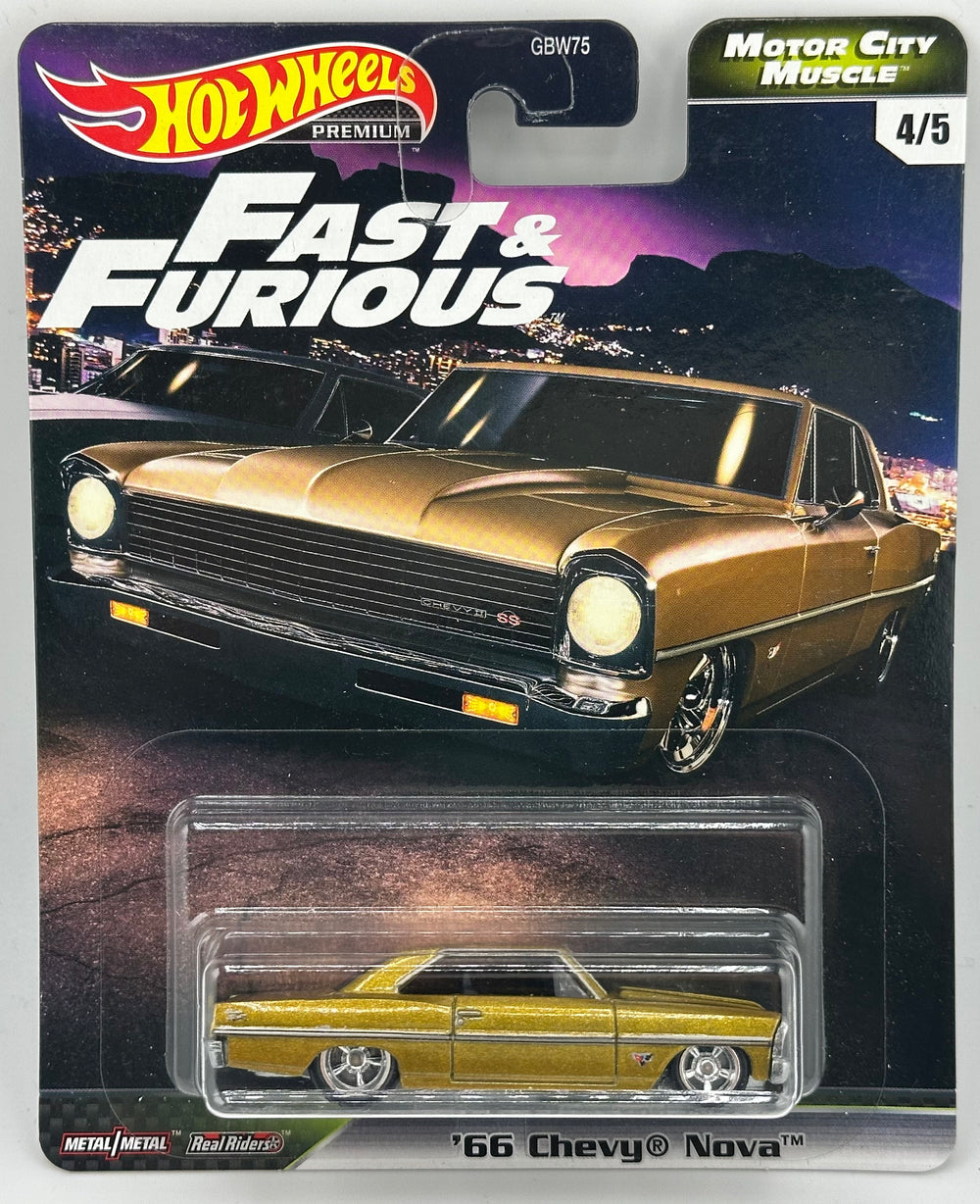 Hot Wheels Fast & Furious Motor City Muscle '66 Chevy Nova