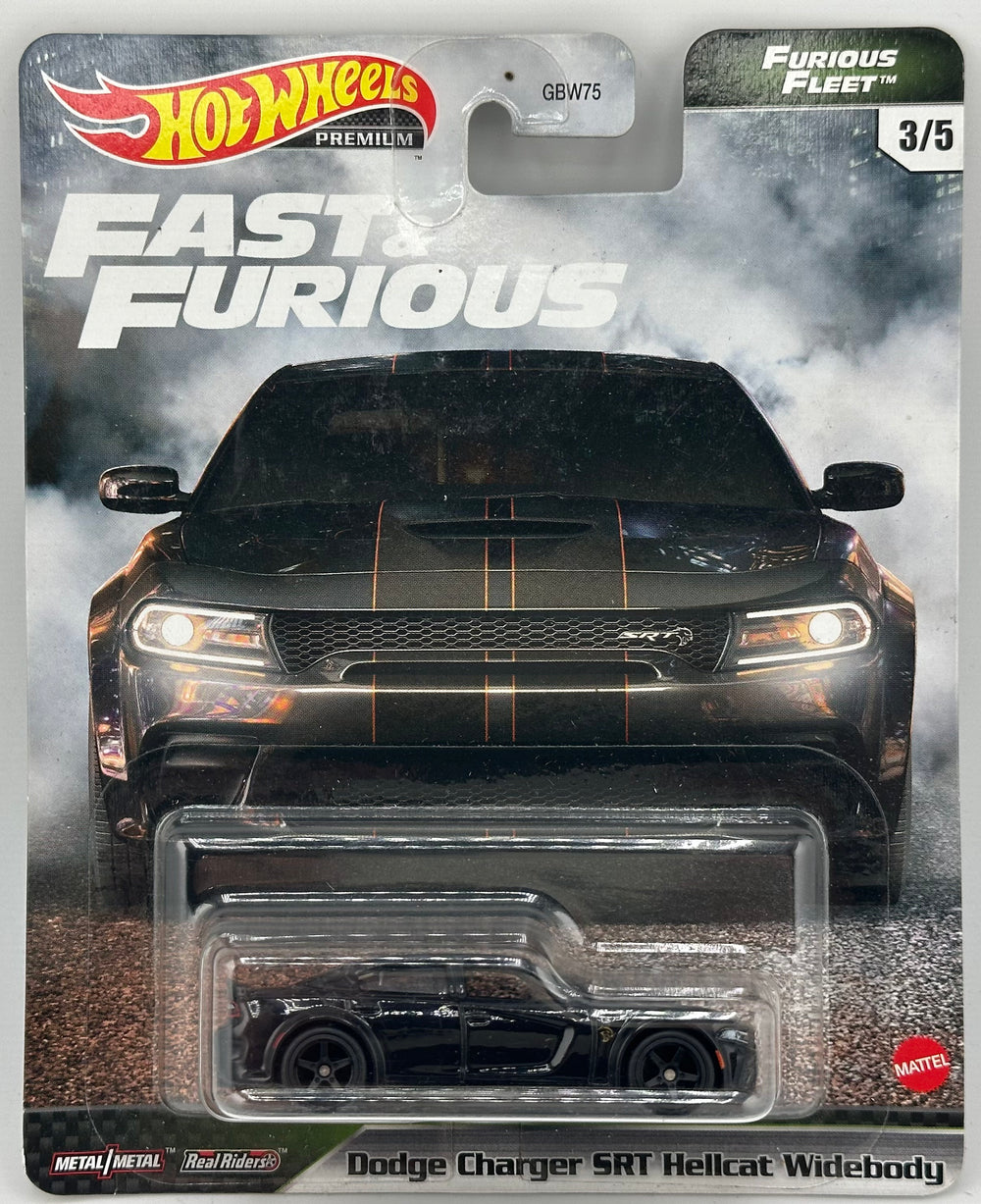 Hot Wheels Fast & Furious Furious Fleet Dodge Charger Hellcat WIdebody