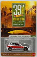 Hot Wheels 39th Annual Collectors Convention '99 Honda Civic Type R (EK9)
