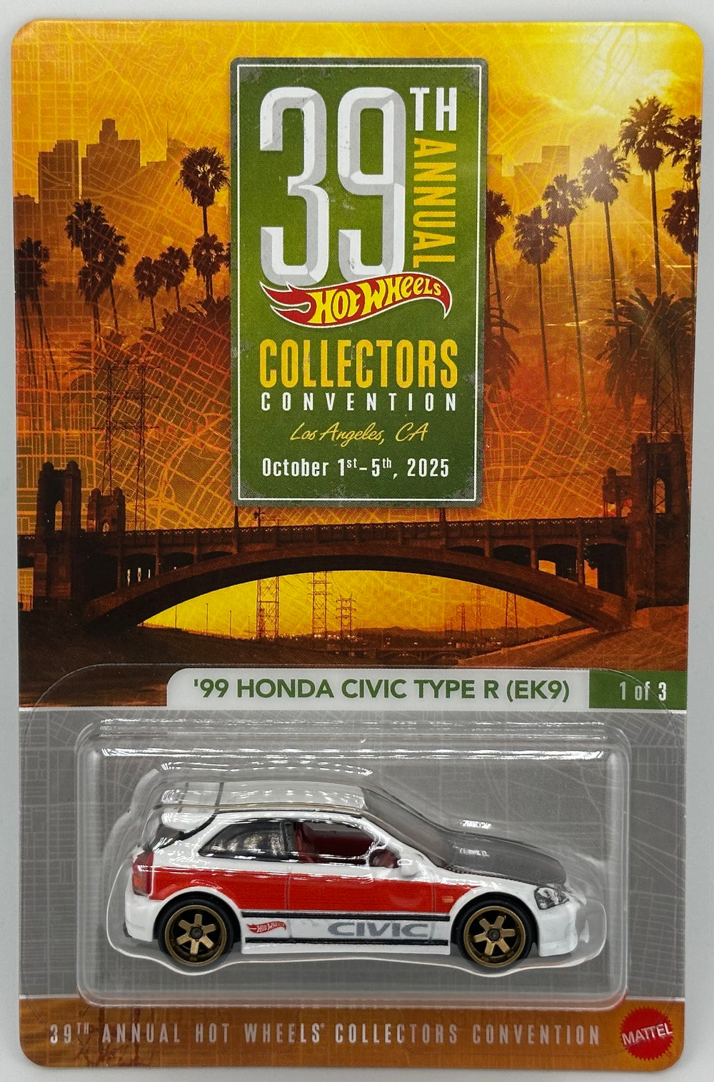 Hot Wheels 39th Annual Collectors Convention '99 Honda Civic Type R (EK9)
