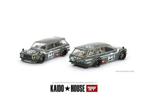 Mini GT Kaido House 76 Datsun 510 Carbon Wagon V3