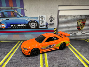 Hot Wheels Fast & Furious Nissan Skyline GT-R (BNR34)