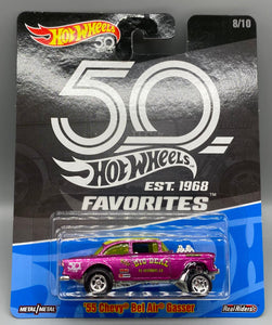 Hot Wheels 50th Favorites '55 Chevy Bel Air Gasser
