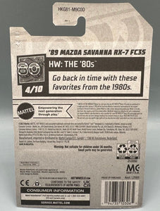 Hot Wheels '89 Mazda Savanna RX-7 FC3S