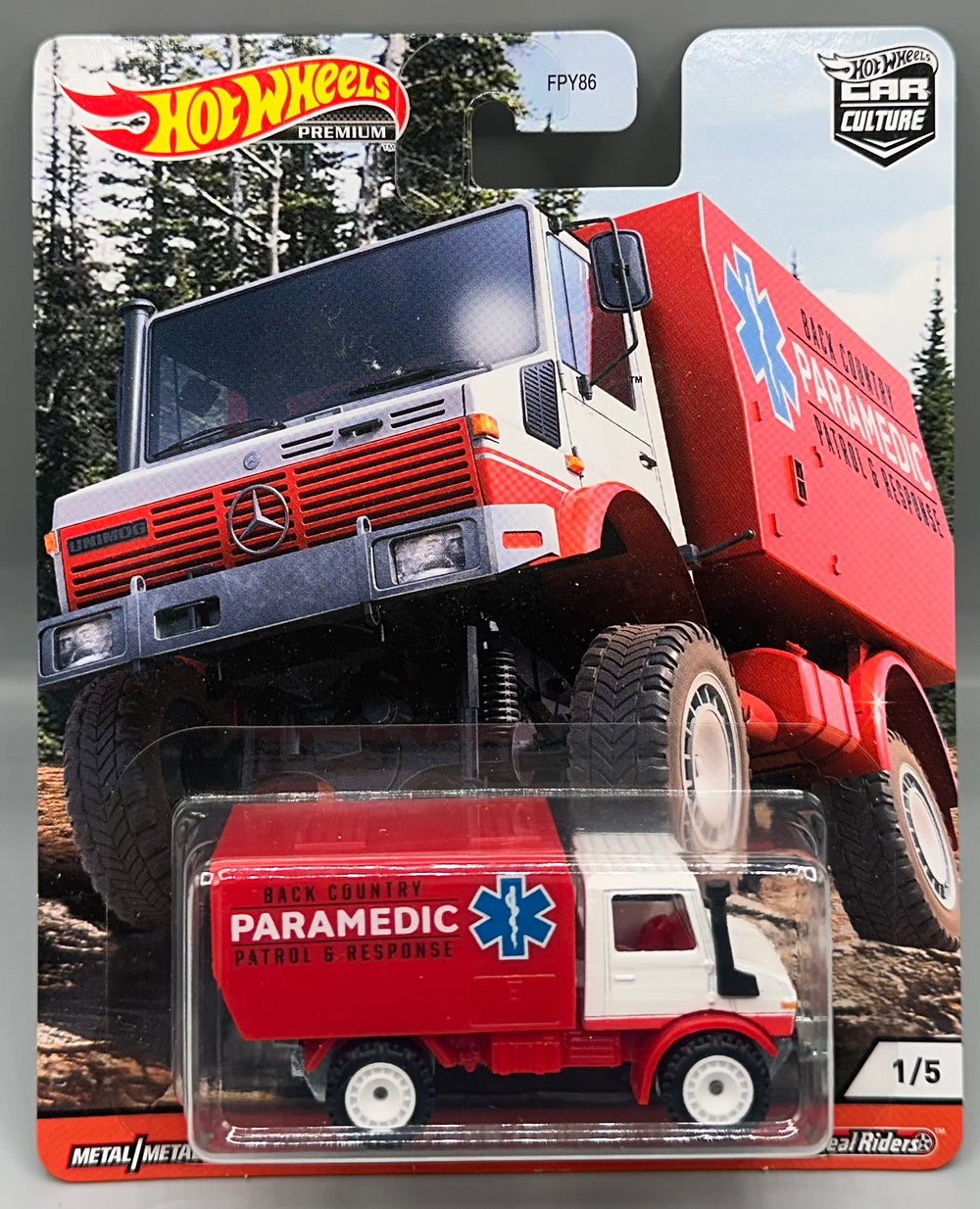 Hot Wheels Wild Terrain '88 Mercedes Unimog U1300