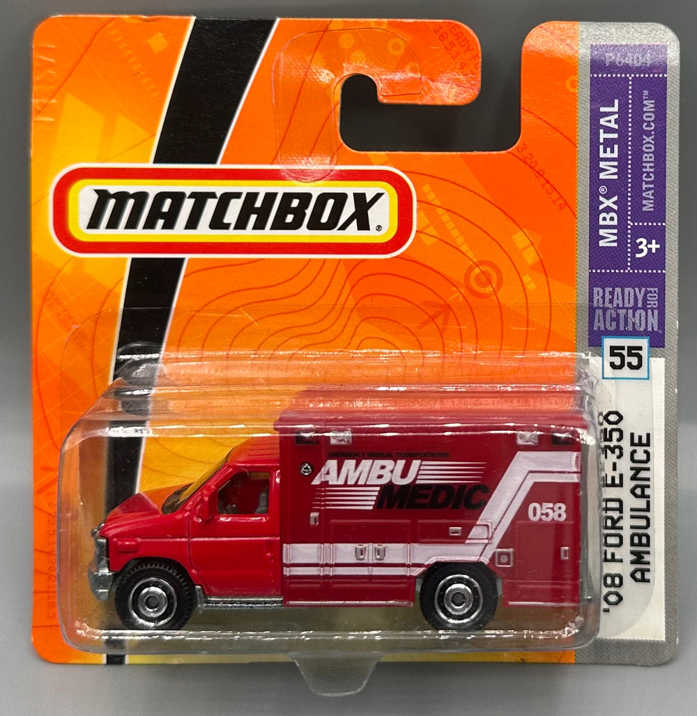 Matchbox '08 Ford E-350 Ambulance