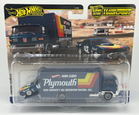Hot Wheels Team Transport '70 Plymouth AAR Cuda & Sakura Sprinter

