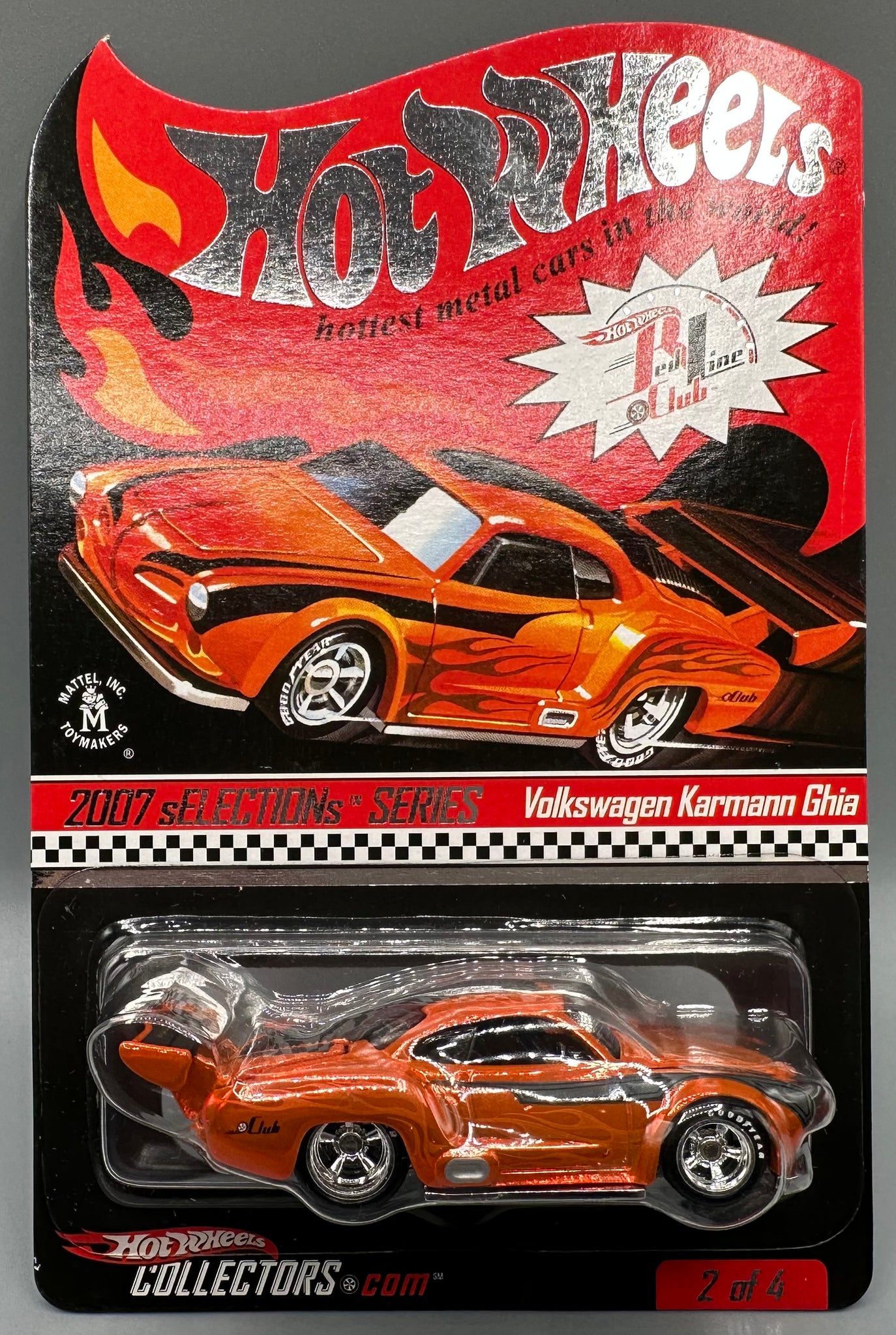 Hot Wheels Red Line Club Selections Series VW Volkswagen Karmann 