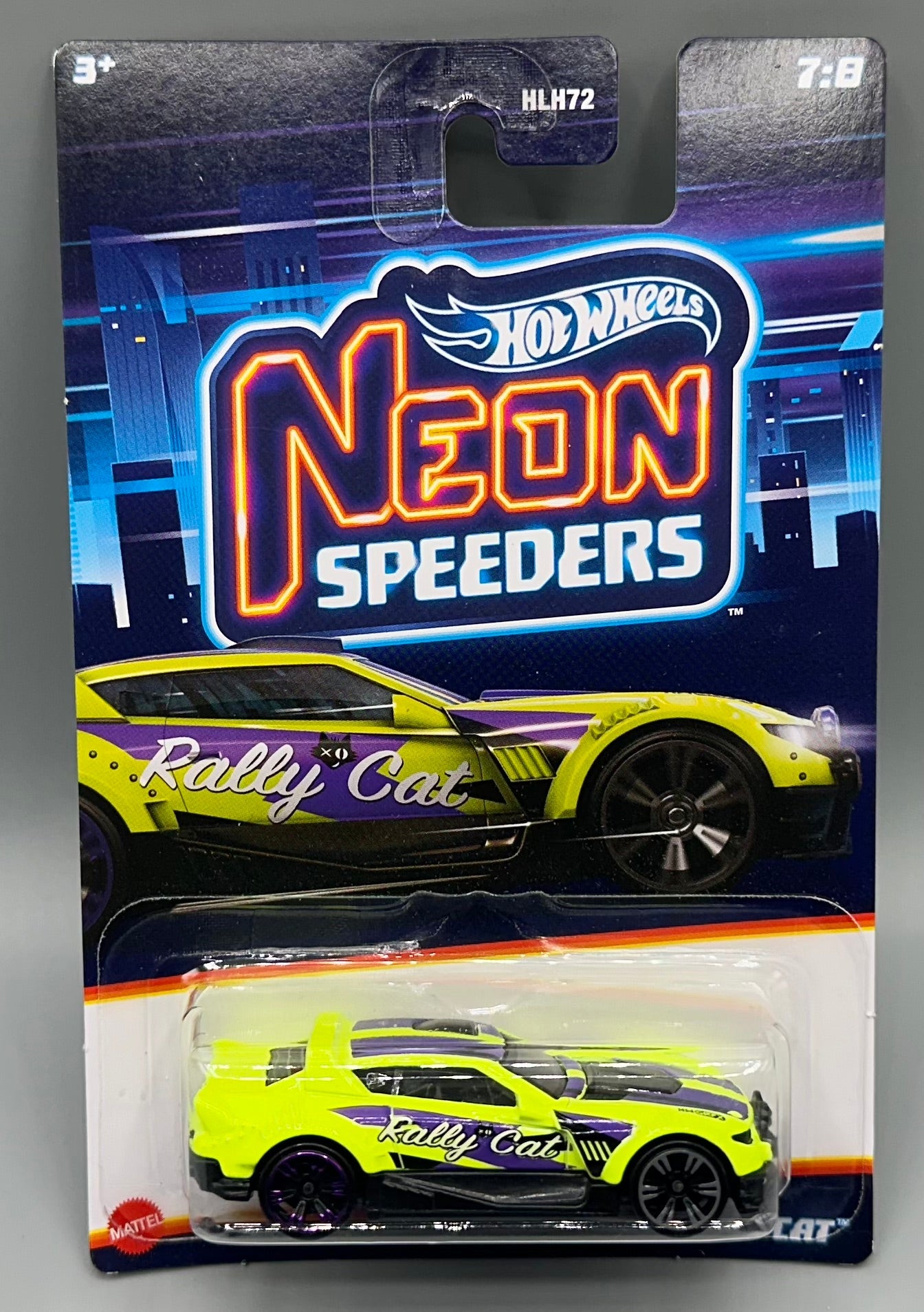Hot Wheels Neon Speeders Rally Cat HW Models Ltd