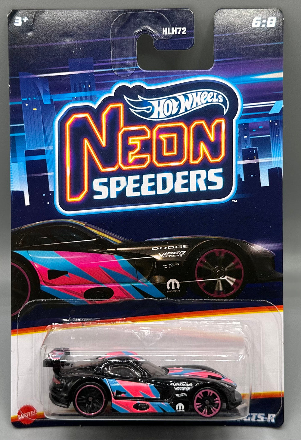 Hot Wheels Neon Speeders SRT Viper GTS-R