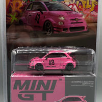 Mini GT LB Works X Abas Works Abarth 595 Pink